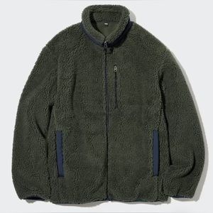 Uniqlo Windproof Outer Fleece Jacket (Olive) UNISEX